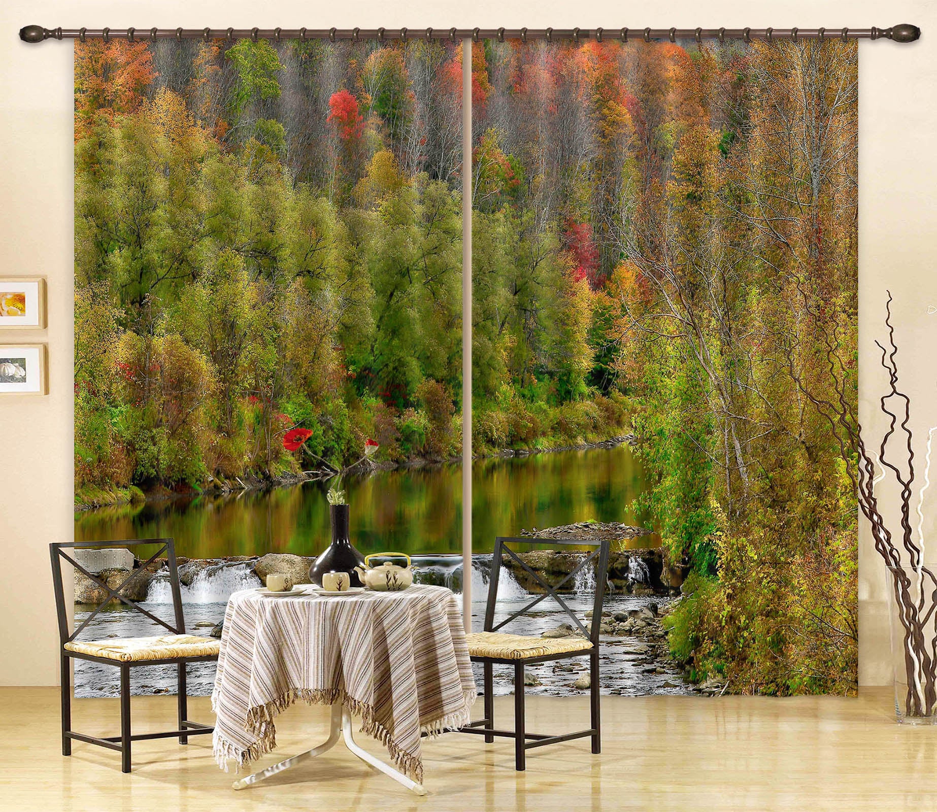 3D Forest Grove 11175 Kathy Barefield Curtain Curtains Drapes