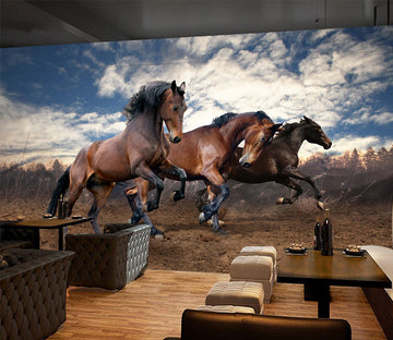 3D Prairie Horse 1065 Wall Murals