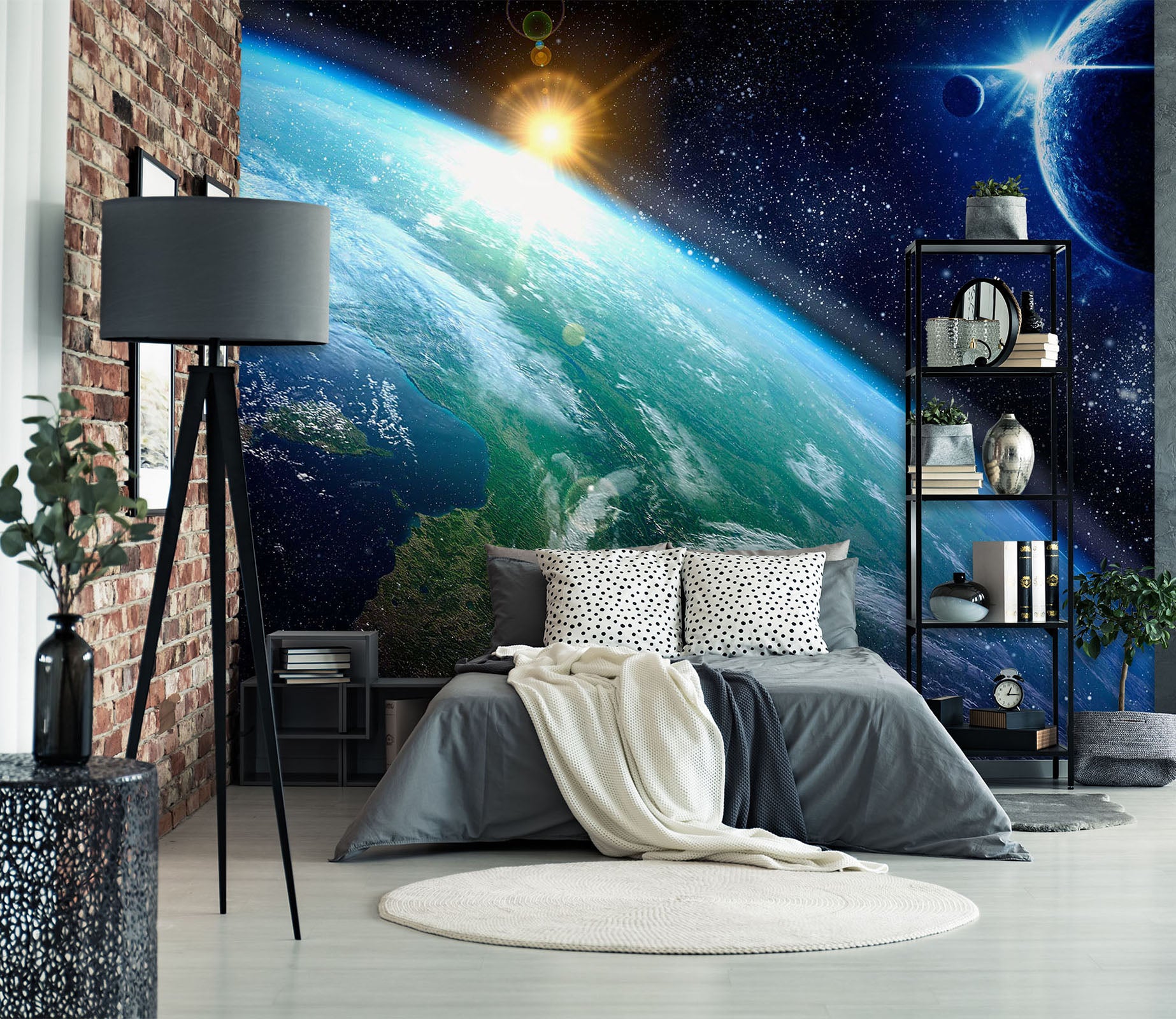 3D Planet Space 1745 Wall Murals
