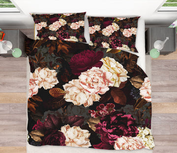3D Blooming Peony 142 Uta Naumann Bedding Bed Pillowcases Quilt
