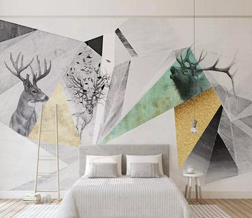 3D Colored Elk 513 Wall Murals Wallpaper AJ Wallpaper 2 