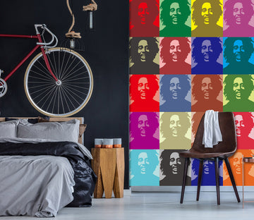 3D Color Avatar 056 Wall Murals