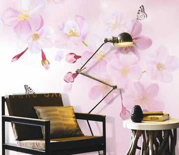 3D Pink Flowers 416 Wall Murals Wallpaper AJ Wallpaper 2 