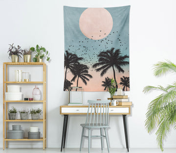 3D Coconut Beach 884 Boris Draschoff Tapestry Hanging Cloth Hang