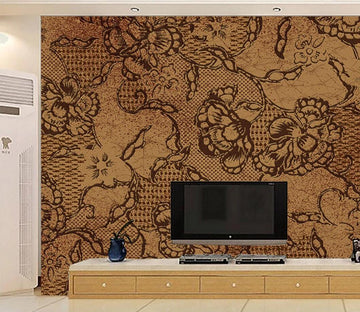 3D Flower Pattern WC124 Wall Murals