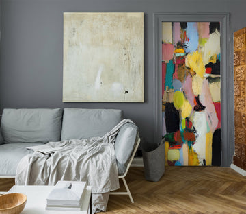 3D Oil Painting Colorful Pattern 93134 Allan P. Friedlander Door Mural