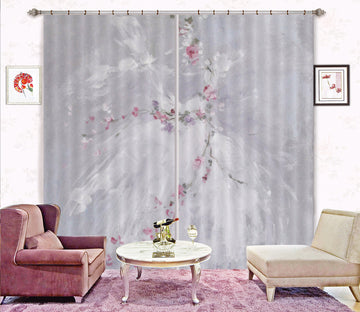 3D White Skirt Flower Vine 3088 Debi Coules Curtain Curtains Drapes