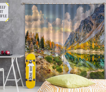 3D Forest Canyon 048 Marco Carmassi Curtain Curtains Drapes