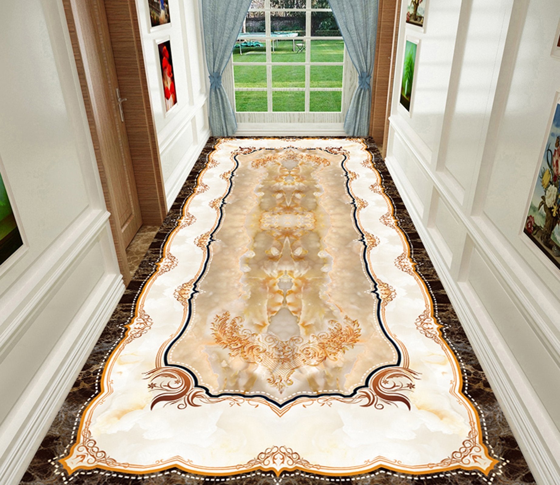 3D Marble Pattern WG586 Floor Mural Wallpaper AJ Wallpaper 2 