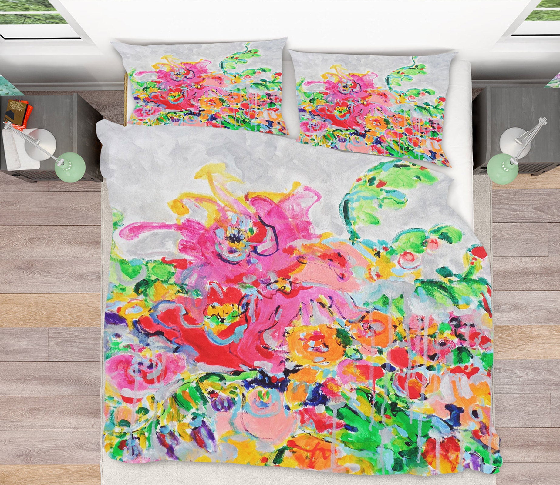 3D Colorful Petals 1225 Misako Chida Bedding Bed Pillowcases Quilt Cover Duvet Cover
