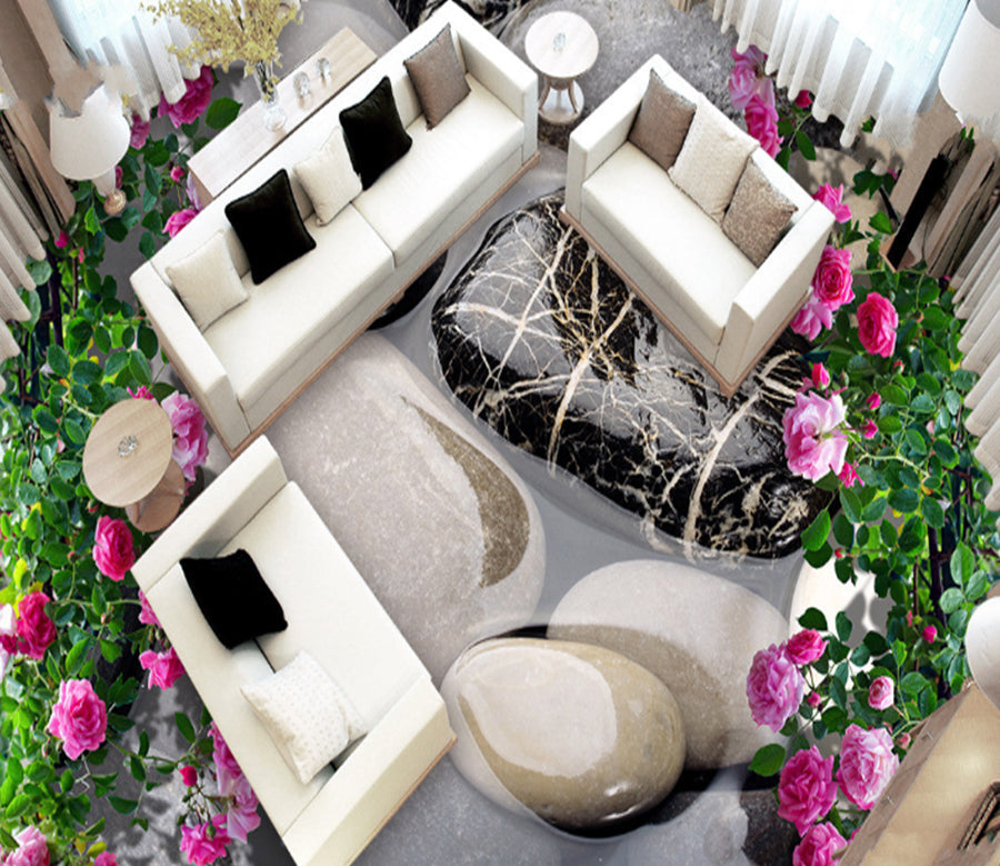 3D Beautiful Garden 229 Floor Mural  Wallpaper Murals Rug & Mat Print Epoxy waterproof bath floor