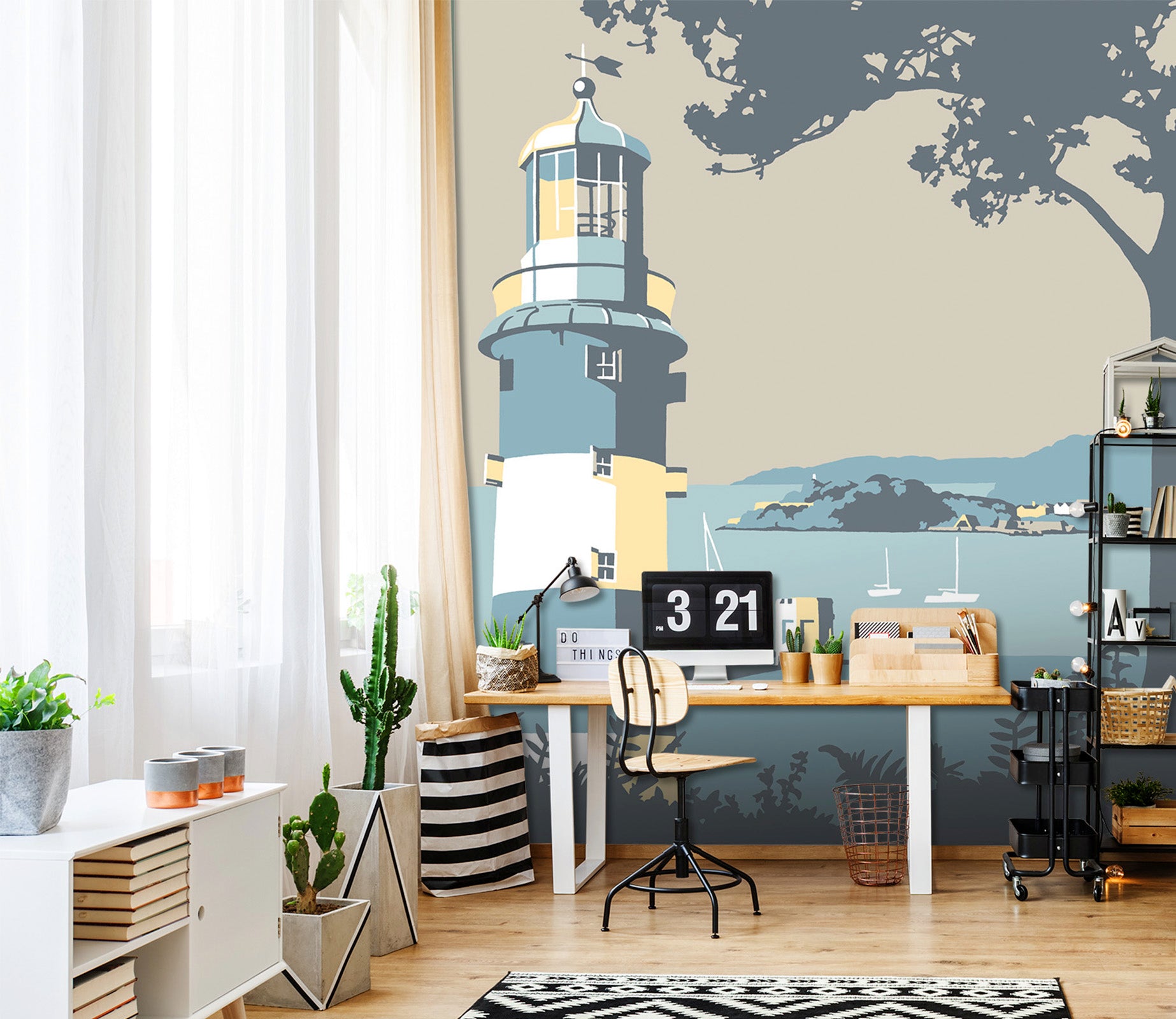 3D Plymouth 1037 Steve Read Wall Mural Wall Murals