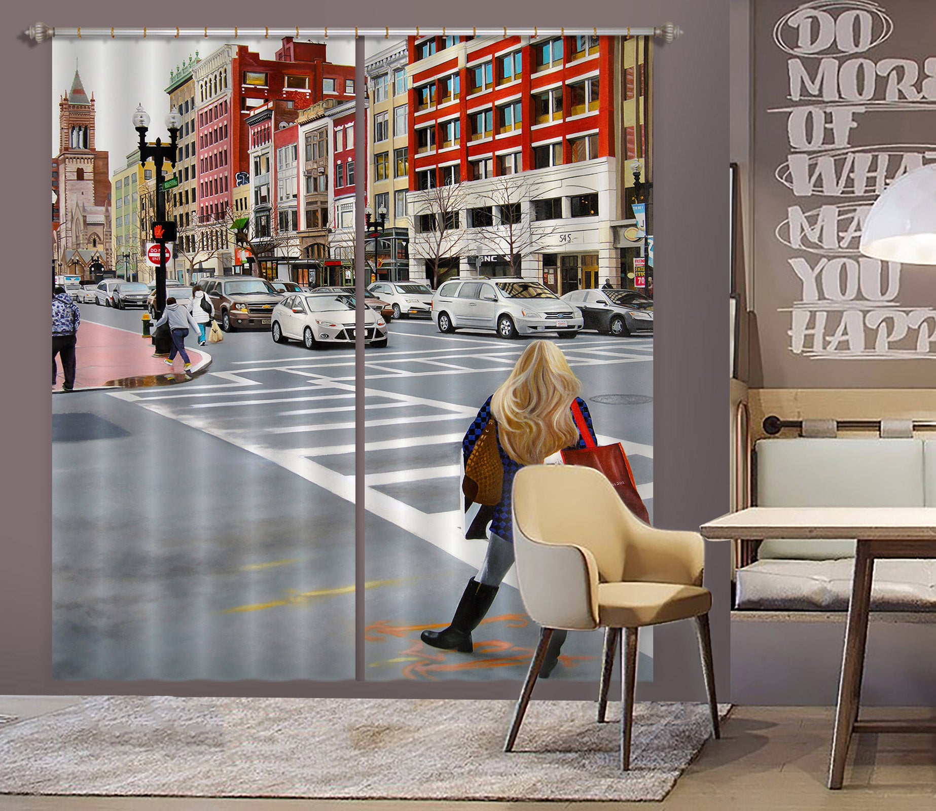 3D Street Vehicle 11005 Matthew Holden Bates Curtain Curtains Drapes