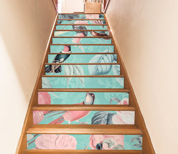 3D Bird Leaves 109223 Andrea Haase Stair Risers