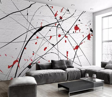 3D Abstract Red Plum WG13 Wall Murals Wallpaper AJ Wallpaper 2 