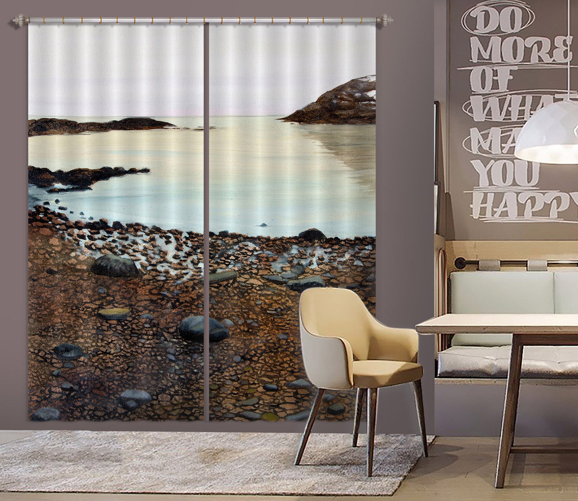 3D Waterside 11015 Matthew Holden Bates Curtain Curtains Drapes