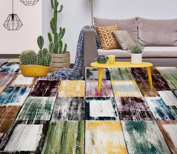 3D Artistic Colored Squares 1188 Floor Mural  Wallpaper Murals Self-Adhesive Removable Print Epoxy