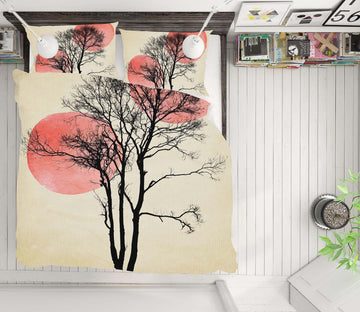 3D Moon Hiding 2011 Boris Draschoff Bedding Bed Pillowcases Quilt