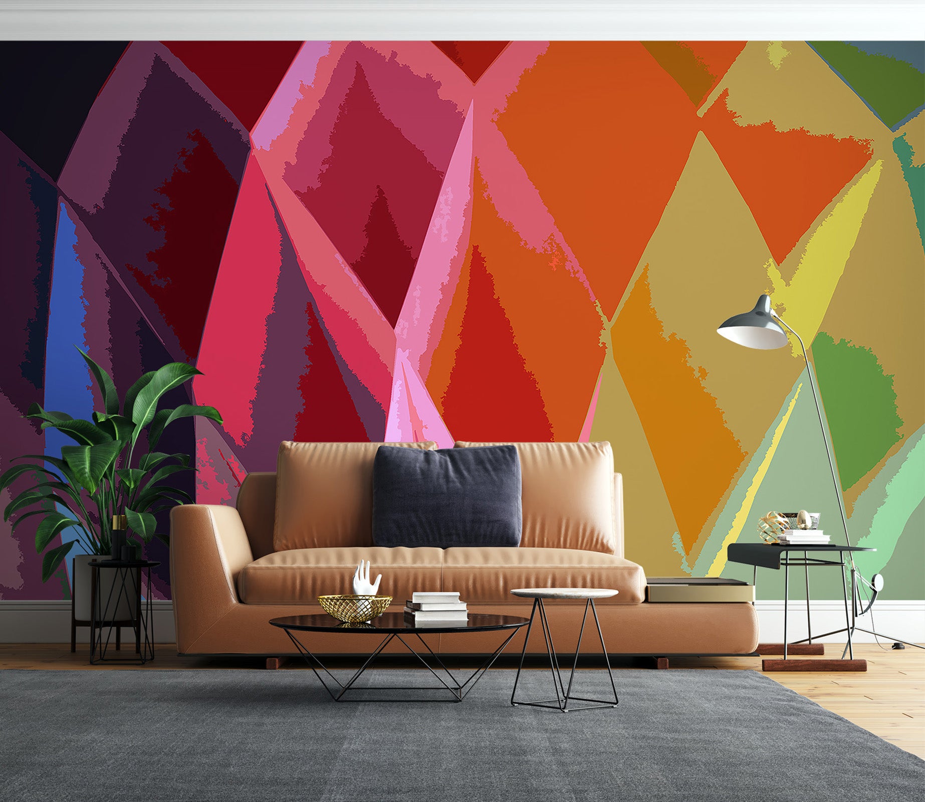 3D Color Pineapple 71078 Shandra Smith Wall Mural Wall Murals