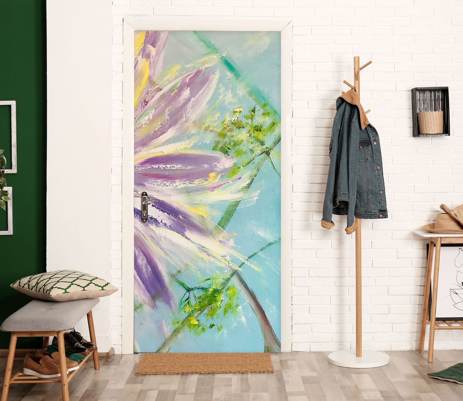 3D Art Flower 3234 Skromova Marina Door Mural