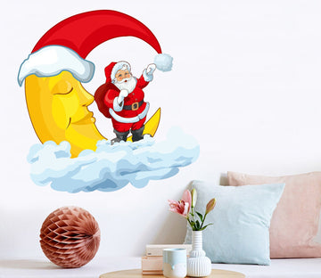3D Yellow Moon Christmas Hat 40 Wall Stickers Wallpaper AJ Wallpaper 