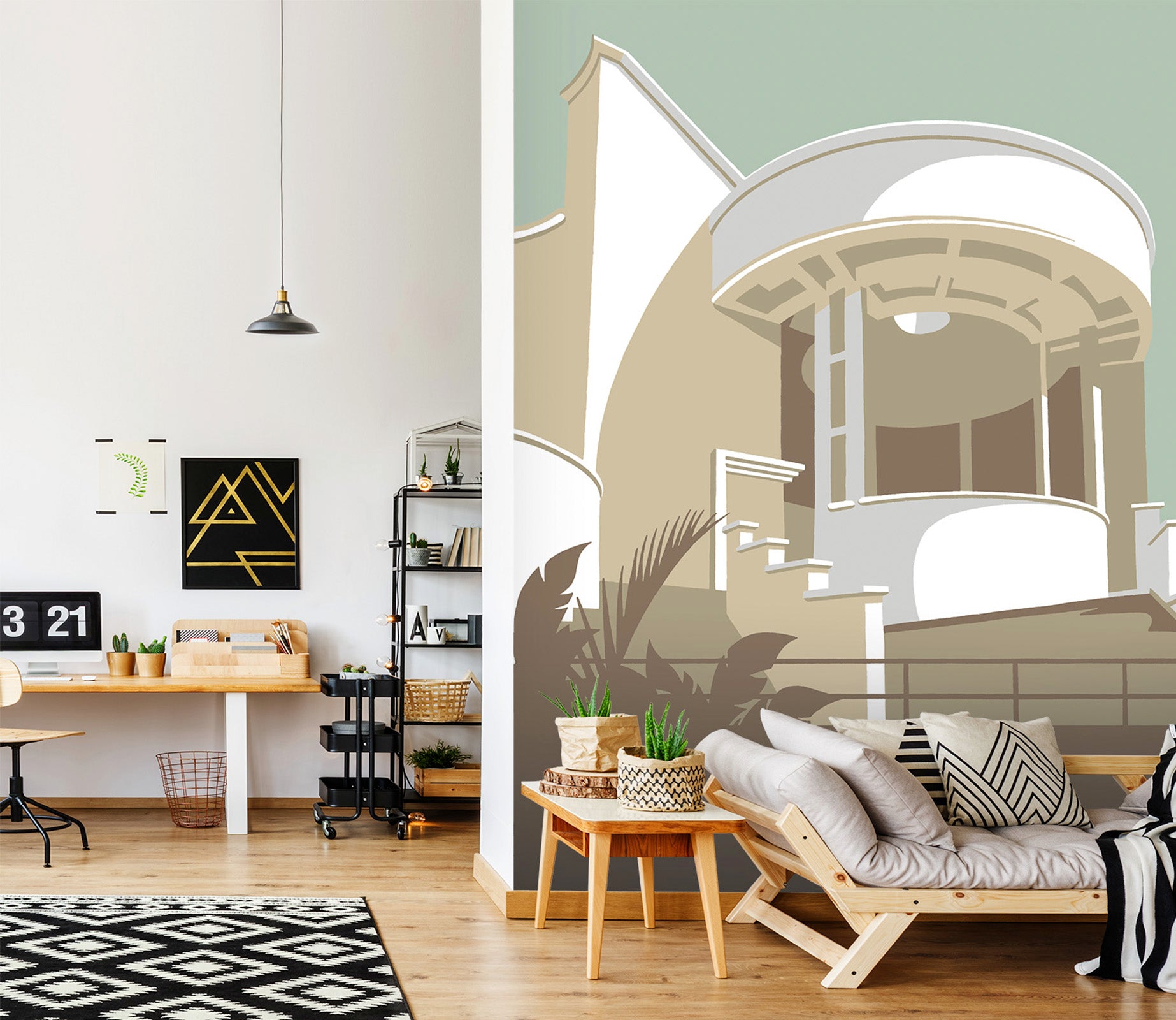 3D Tate St Ives 1073 Steve Read Wall Mural Wall Murals