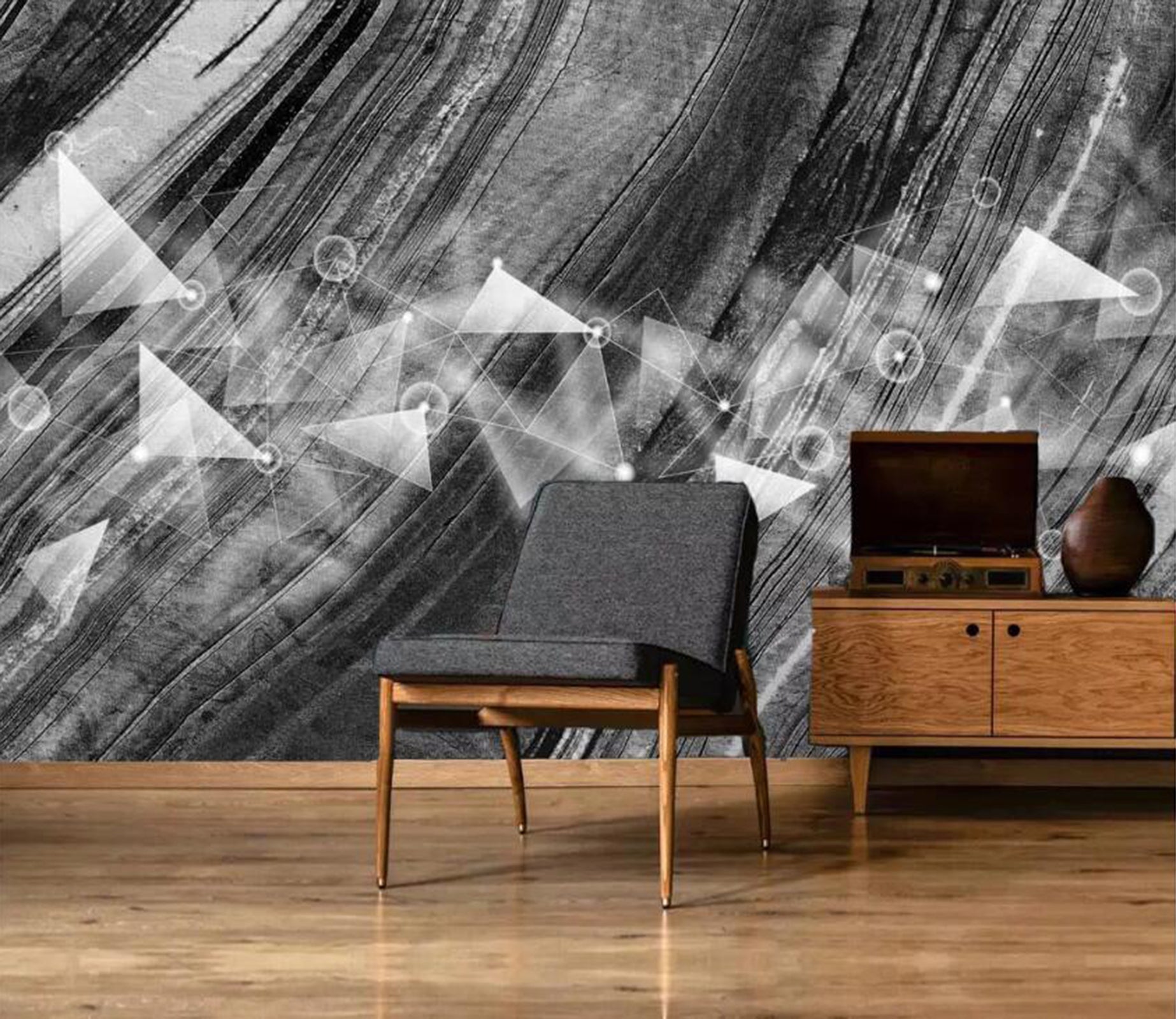 3D Geometric Piece WC41 Wall Murals Wallpaper AJ Wallpaper 2 