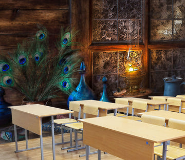 3D Peacock Feather 139 Wall Murals