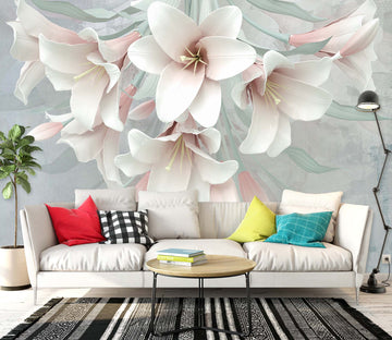 3D Peach Blossom 1464 Wall Murals