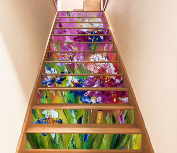 3D Flowers And Plants 2205 Skromova Marina Stair Risers