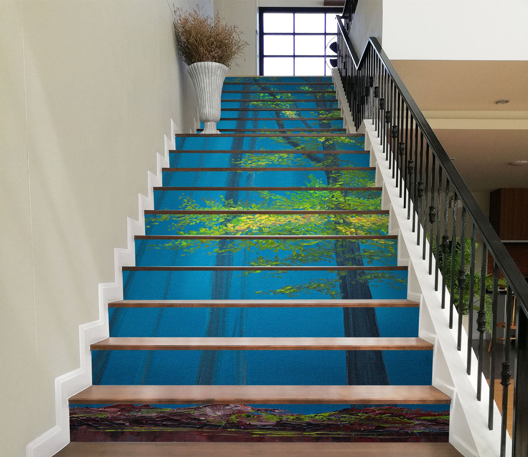 3D Tree Wood 8816 Marina Zotova Stair Risers