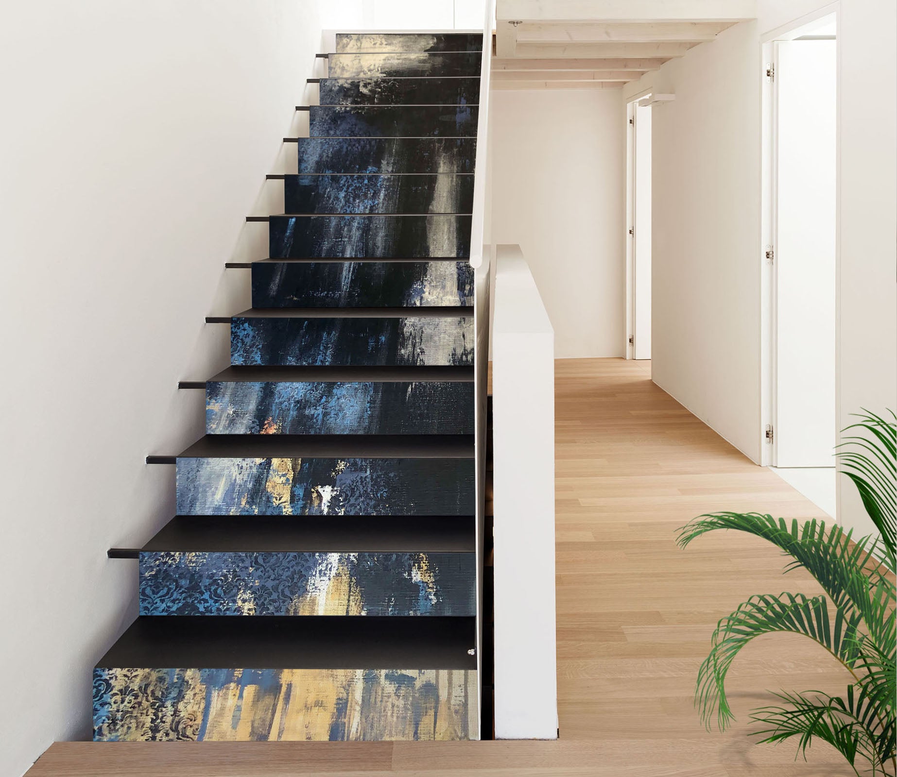 3D Ink Wash Painting 826 Skromova Marina Stair Risers