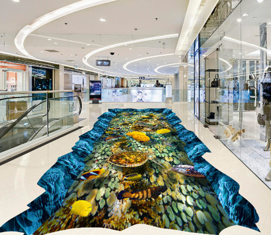3D A Corner Of The Sea 278 Floor Mural  Wallpaper Murals Rug & Mat Print Epoxy waterproof bath floor