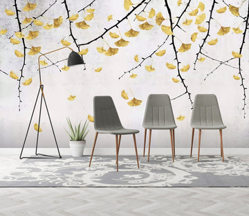 3D Maple Leaves Falling 047 Wall Murals Wallpaper AJ Wallpaper 2 