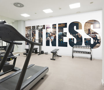 3D Fitness Letters 298 Wall Murals