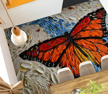 3D Butterfly 102173 Dena Tollefson Floor Mural  Wallpaper Murals Self-Adhesive Removable Print Epoxy