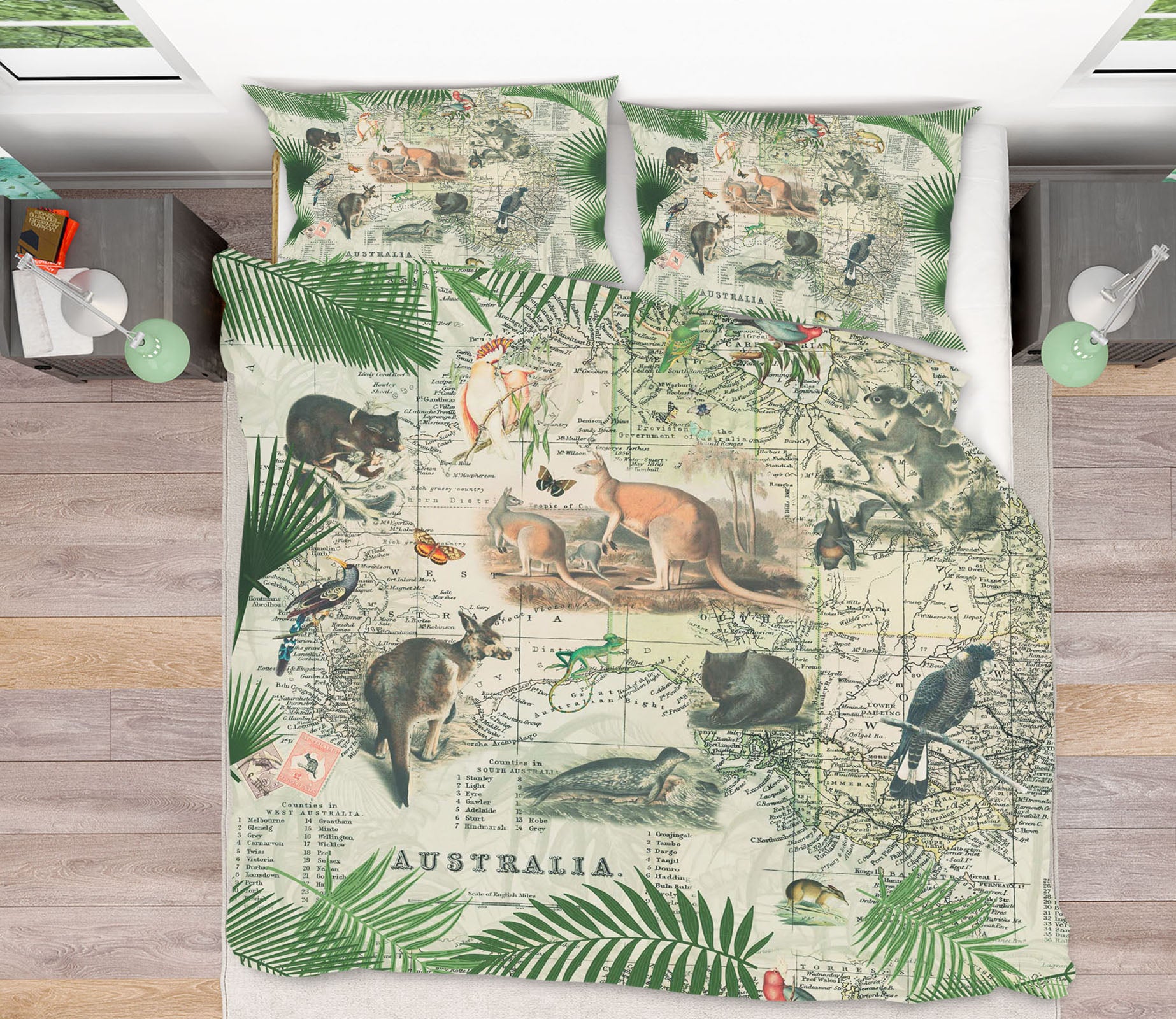 3D Cute Kangaroo 101 Andrea haase Bedding Bed Pillowcases Quilt
