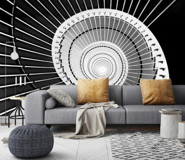 3D Technology Rotation 386 Wall Murals