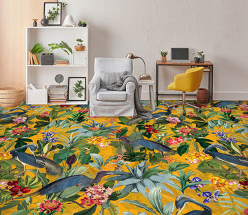 3D Different Colored Flowers 10023 Uta Naumann Floor Mural  Wallpaper Murals Self-Adhesive Removable Print Epoxy