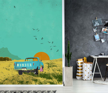 3D Wonderful 1420 Showdeer Wall Mural Wall Murals