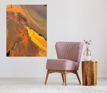 3D Gold Texture 8167 Valerie Latrice Wall Sticker