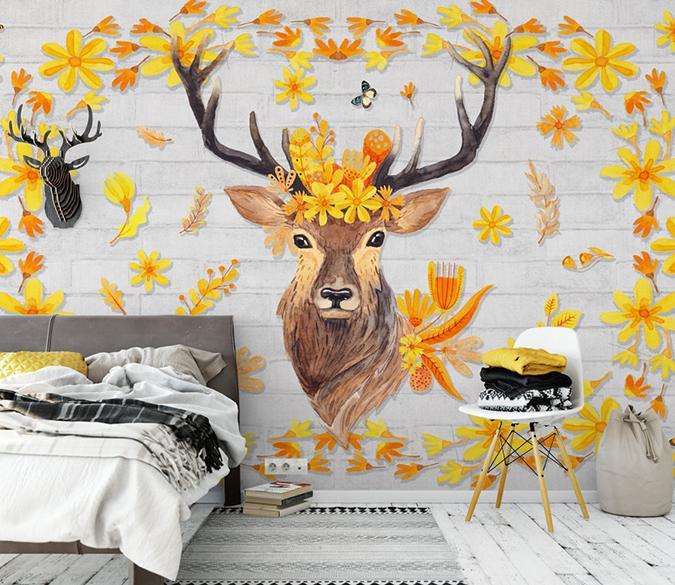 3D Elk 147 Wall Murals Wallpaper AJ Wallpaper 2 