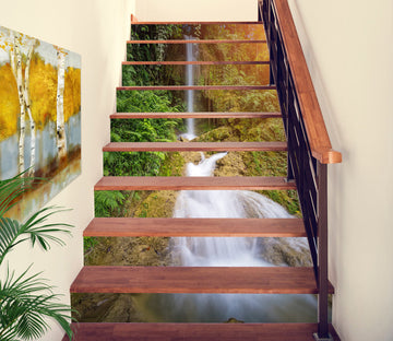 3D Comfortable Waterfall In The Mountains 307 Stair Risers