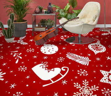 3D Romantic Snowflakes 1297 Floor Mural  Wallpaper Murals Self-Adhesive Removable Print Epoxy