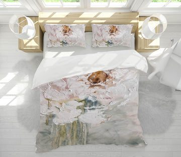 3D White Flower 3154 Skromova Marina Bedding Bed Pillowcases Quilt Cover Duvet Cover