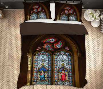 3D Glass Door 1058 Assaf Frank Bedding Bed Pillowcases Quilt