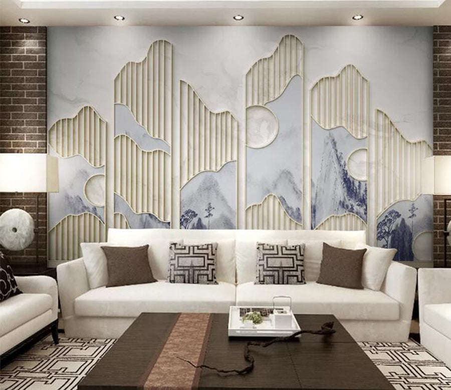 3D Golden Valley WC167 Wall Murals