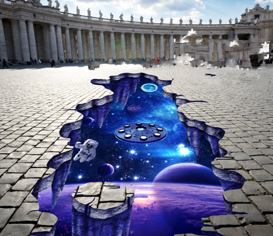 3D Interstellar Exploration 432 Floor Mural  Wallpaper Murals Rug & Mat Print Epoxy waterproof bath floor