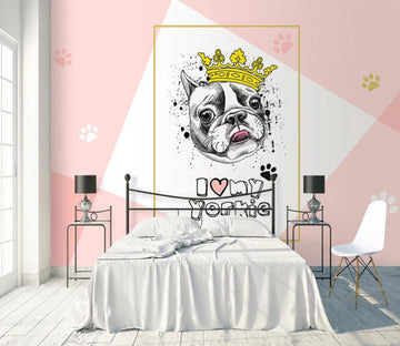 3D Dog Crown WC61 Wall Murals Wallpaper AJ Wallpaper 2 