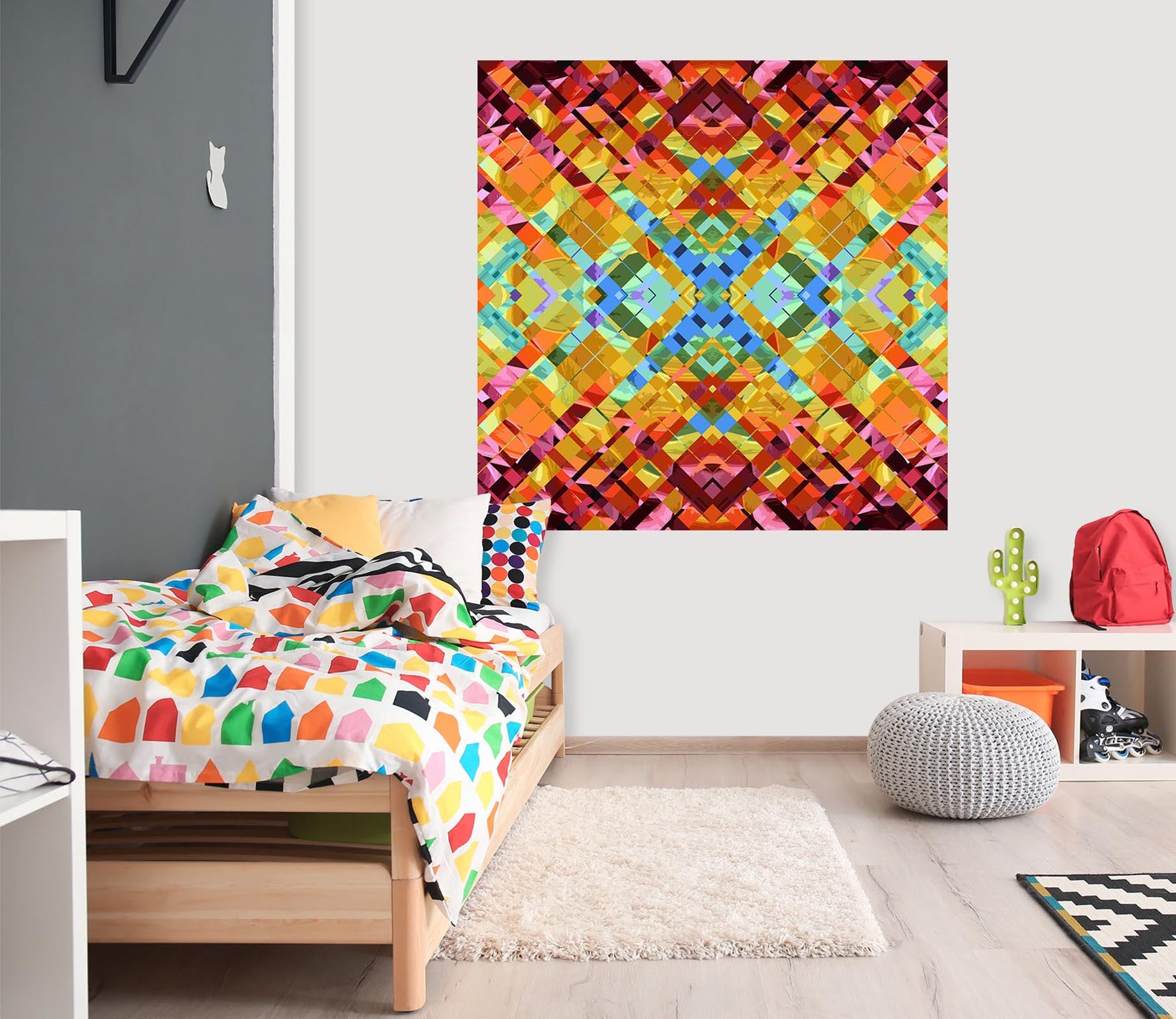 3D Color Weave  011 Shandra Smith Wall Sticker